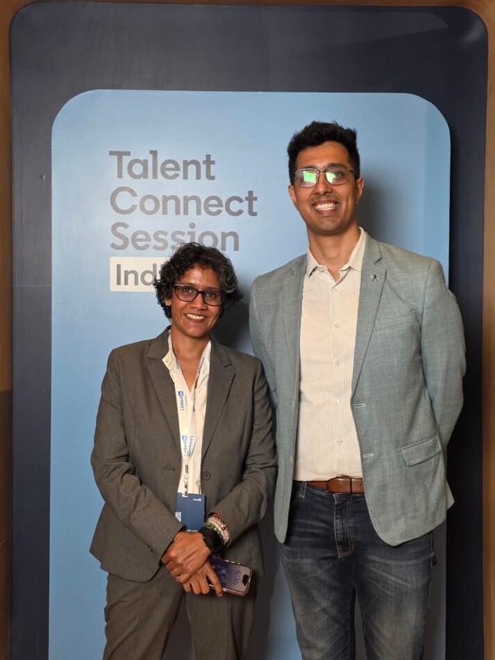 Nitya at the LinkedIn Talent Connect Session India